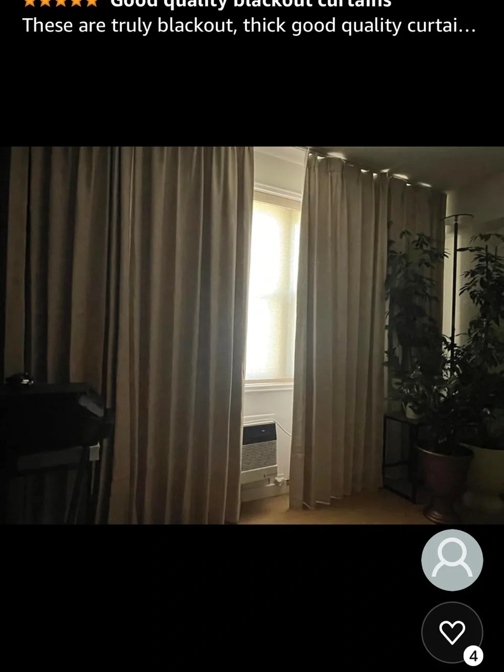 Classic Ivory Room-Darkening Drapery Panels - Set of 2 40” by 60” Black Out